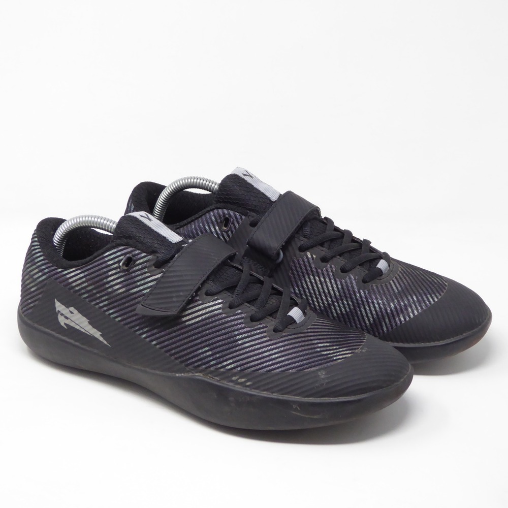 Velaasa Stones Mens Track and Field Throwing Shoes Black Grey Size 10